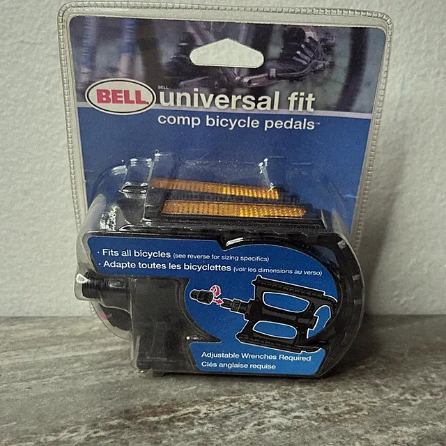 Bell Univeral Fit Comp Bicycle Pedals With Reflectors