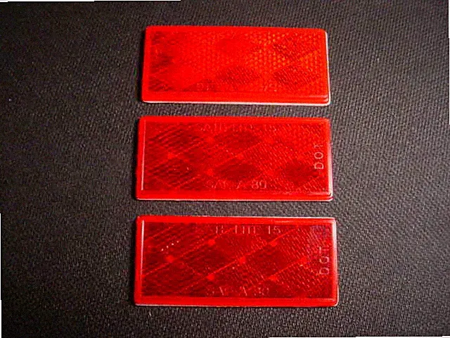 BICYCLE REFLECTORS FIT BIKES CARTS SCOOTERS OTHERS NEW