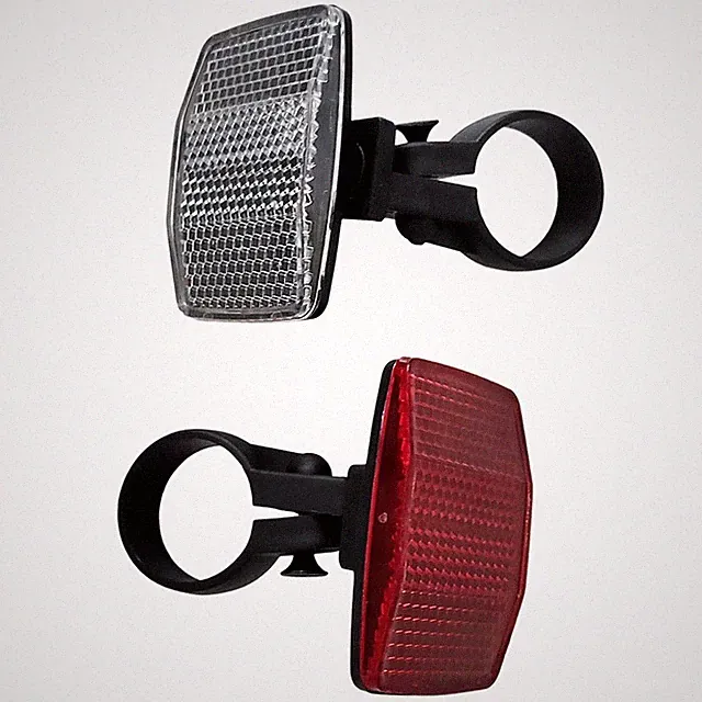 Bicycle Safety Reflectors Front and Rear for 31 8mm Size Compatibility