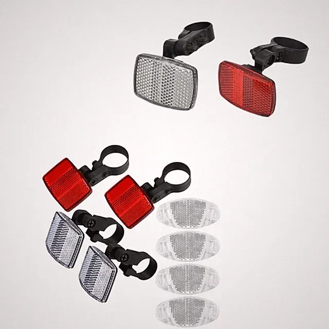 Bike Front Rear Reflectors Bicycle Reflectors for Adults Bike Road Bike