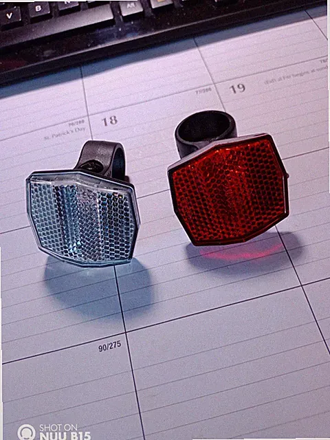 Front and Rear Bicycle Reflectors