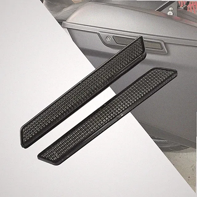 Motorcycle Saddlebag Reflector Inserts Fit for Harley Touring Street Glide El...