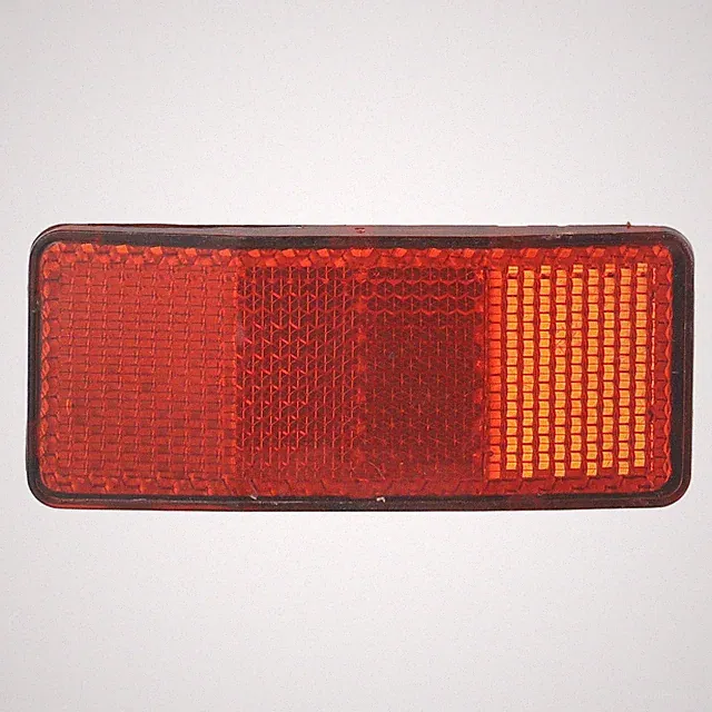 Reflective Bicycle Bike Safety Reflector Disc Rear Pannier Rack Light Red